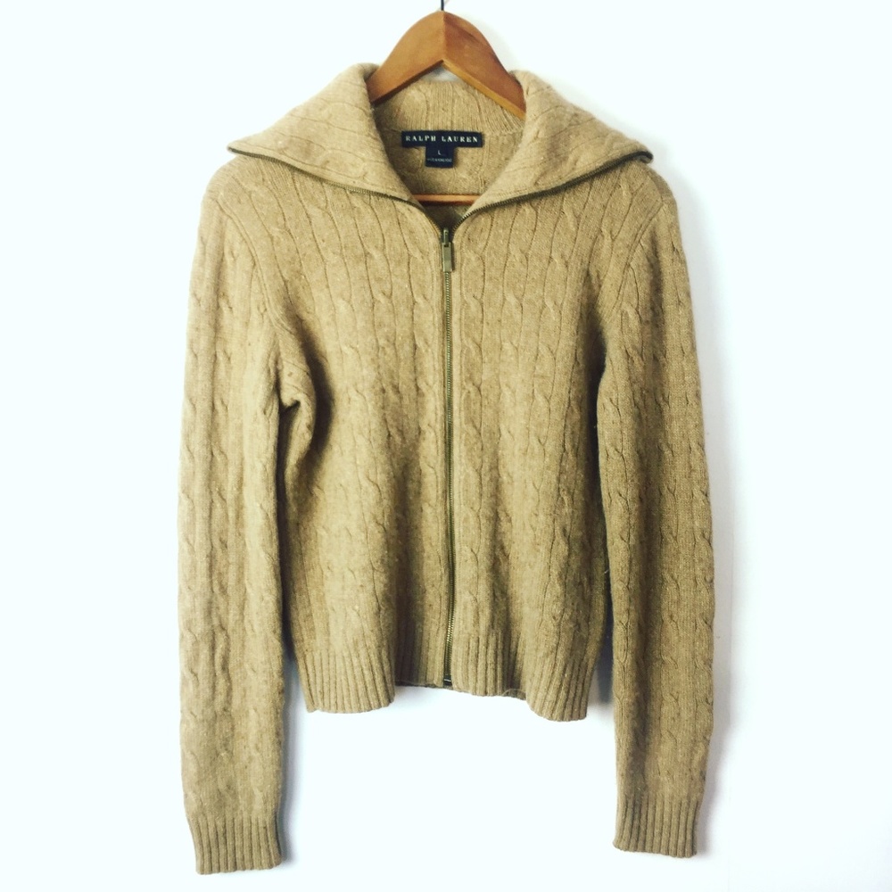 Ralph Lauren Black Label 100% Cashmere Cardigan